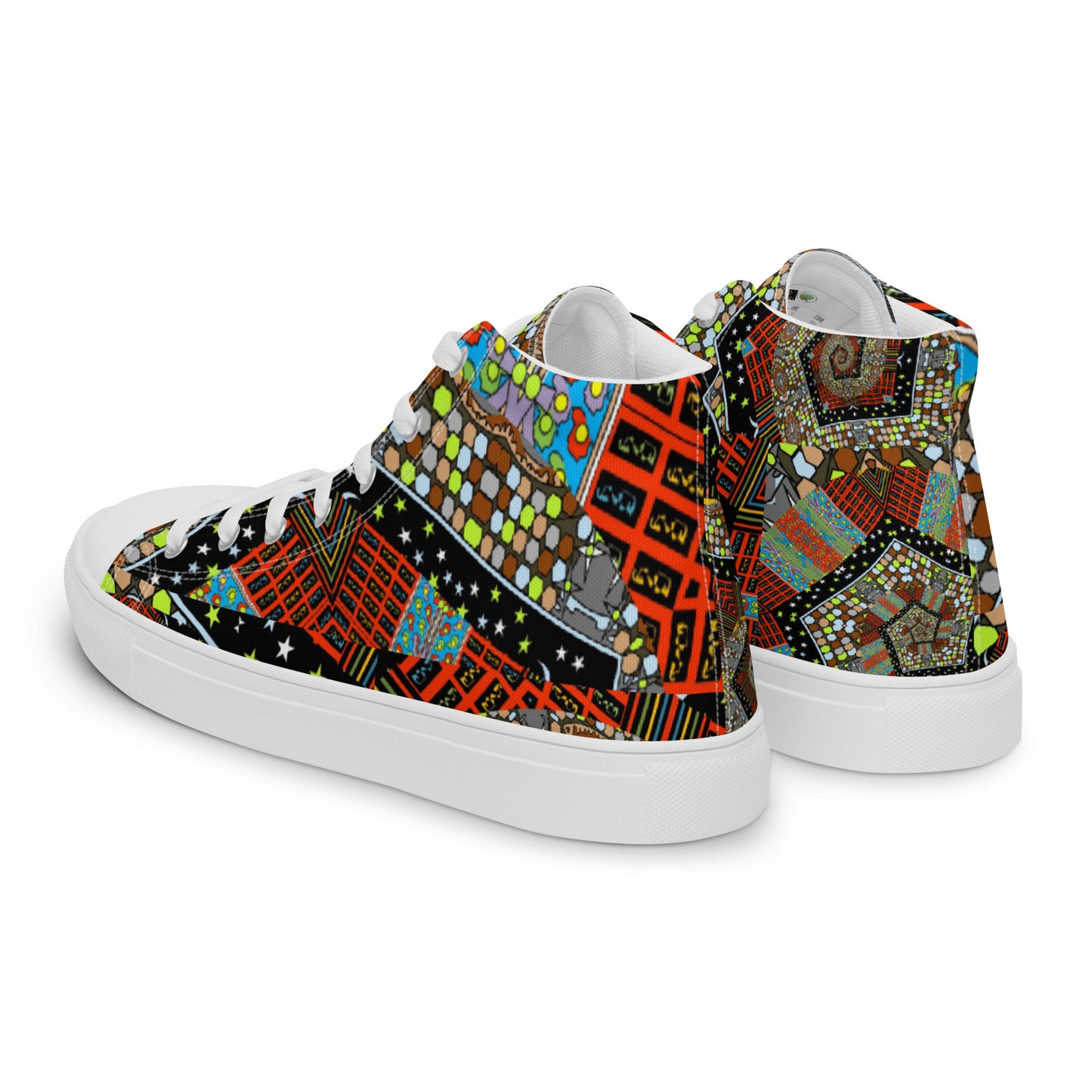 Women’s high top canvas shoes