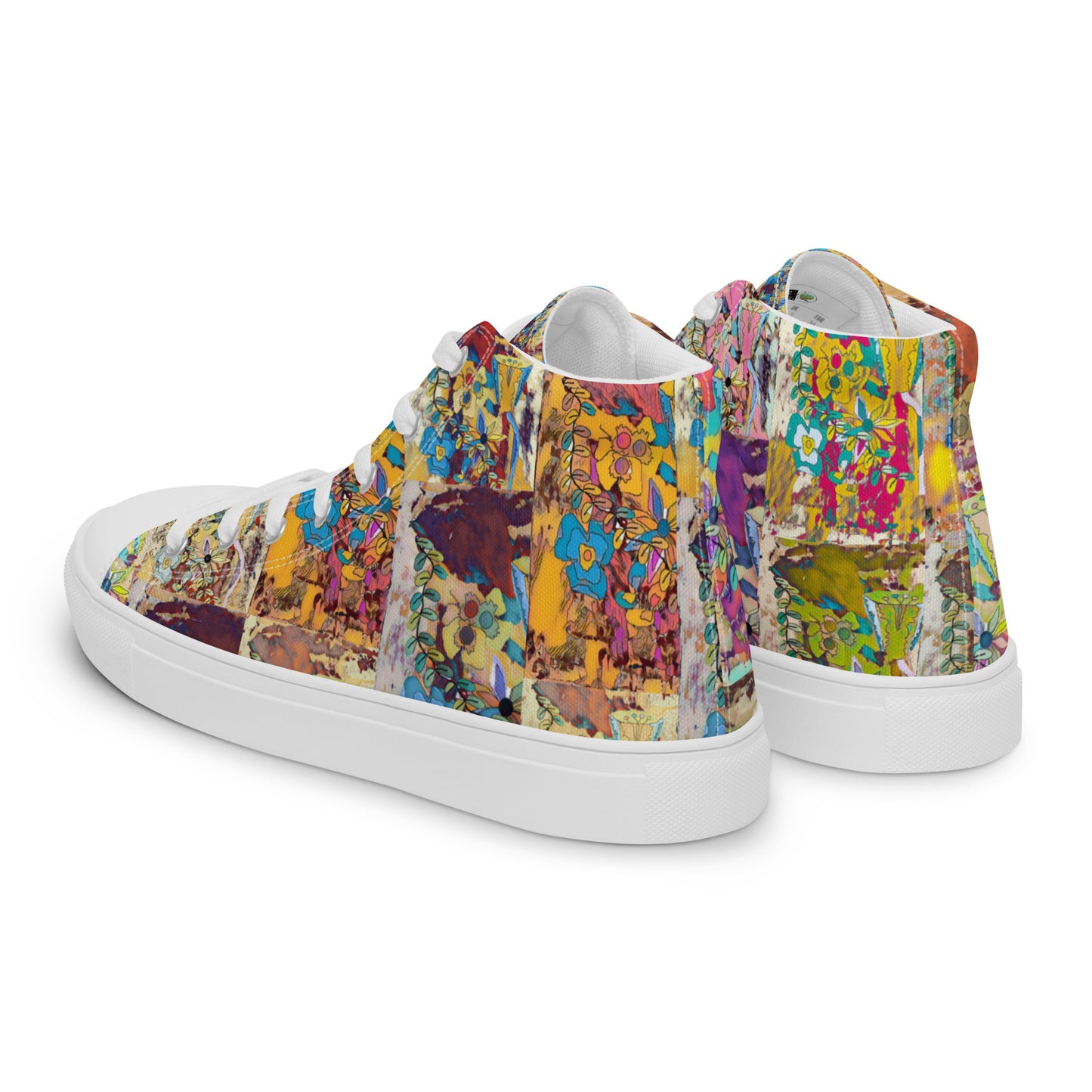 Women’s high top canvas shoes