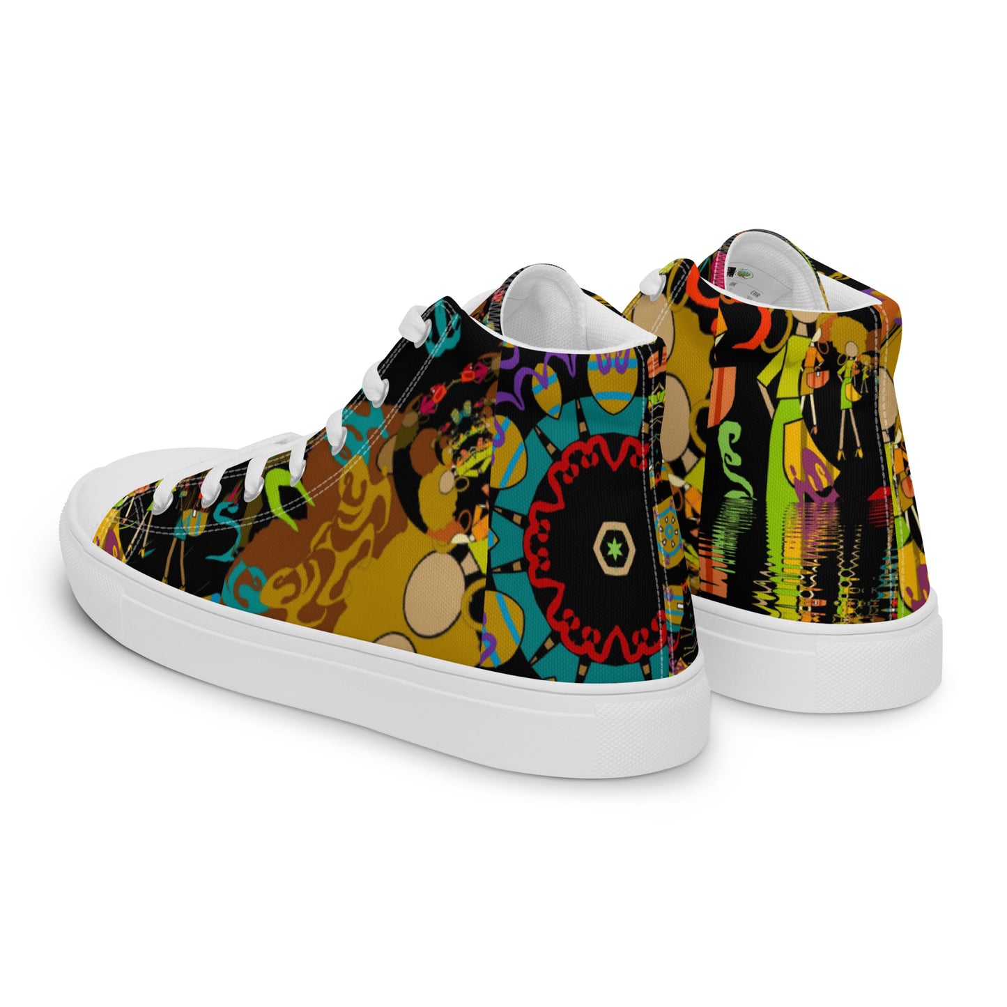 Women’s high top canvas shoes