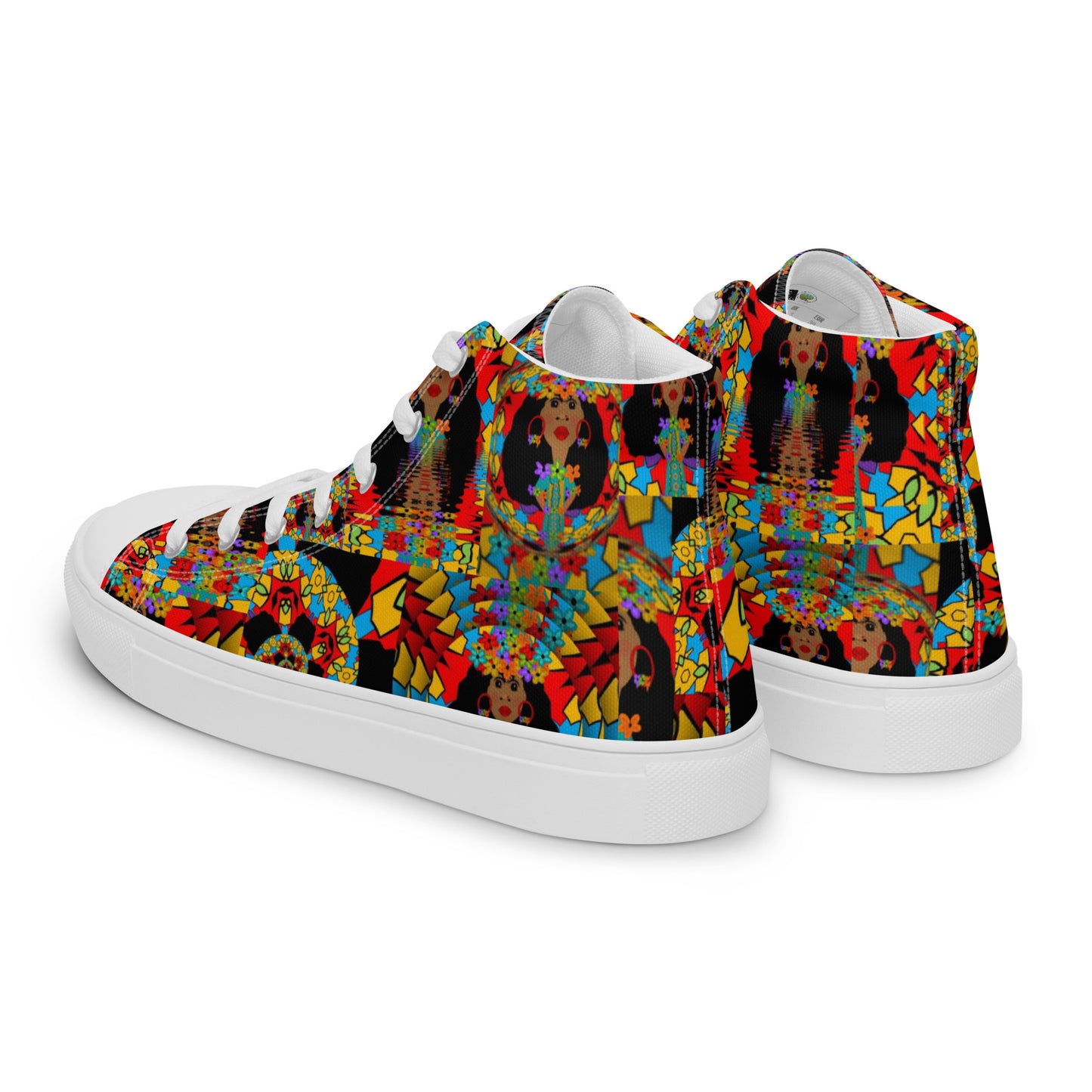 Women’s high top canvas shoes