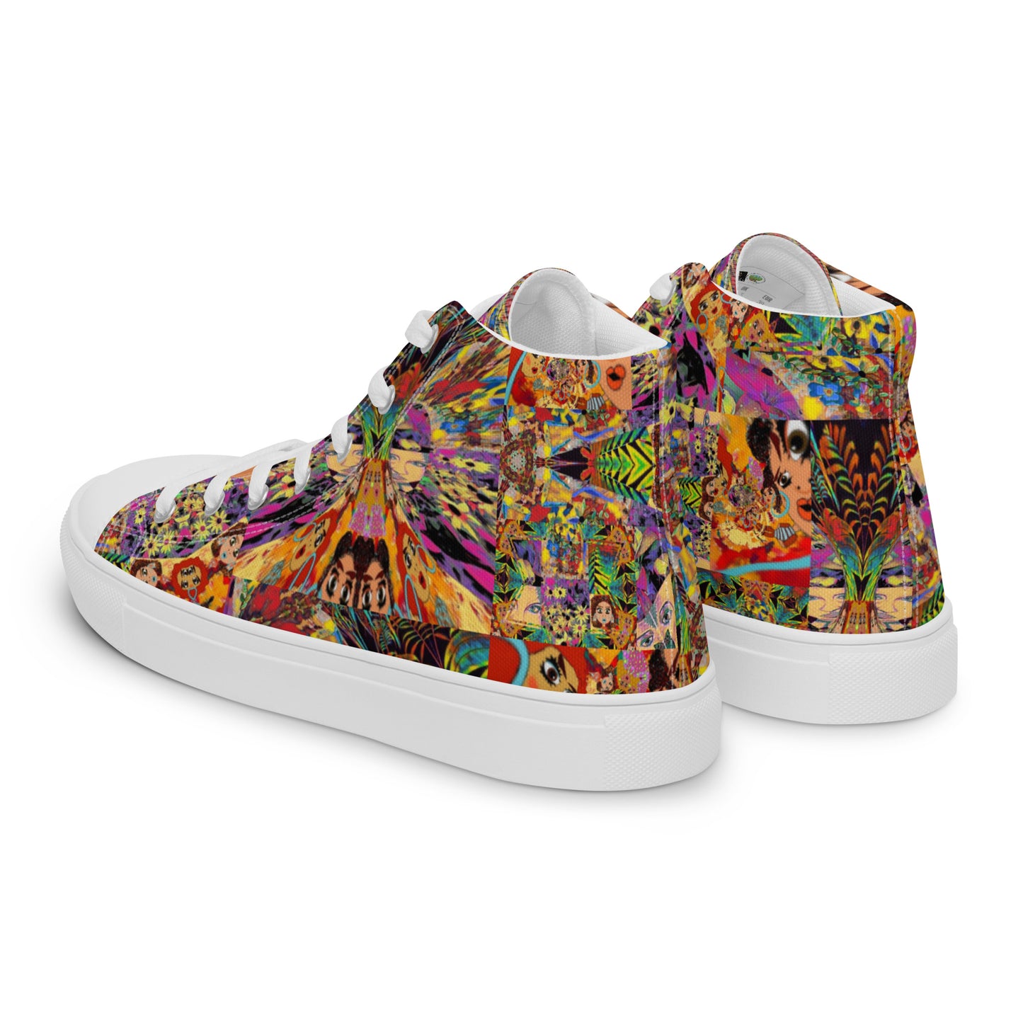 Women’s high top canvas shoes