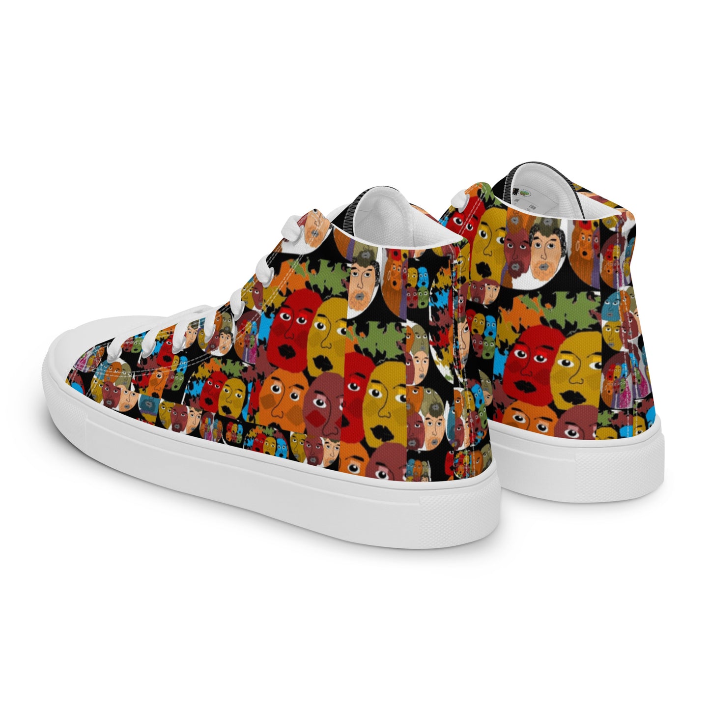 Women’s high top canvas shoes