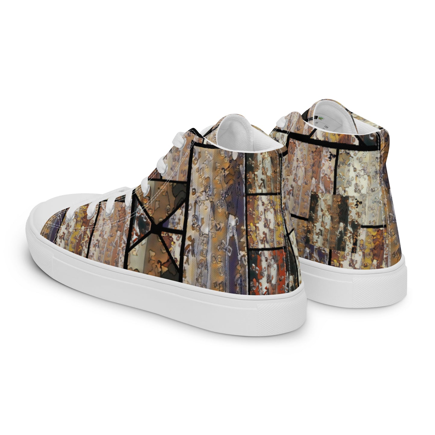 Women’s high top canvas shoes