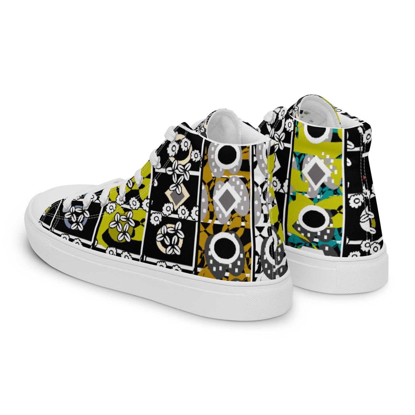 Women’s high top canvas shoes