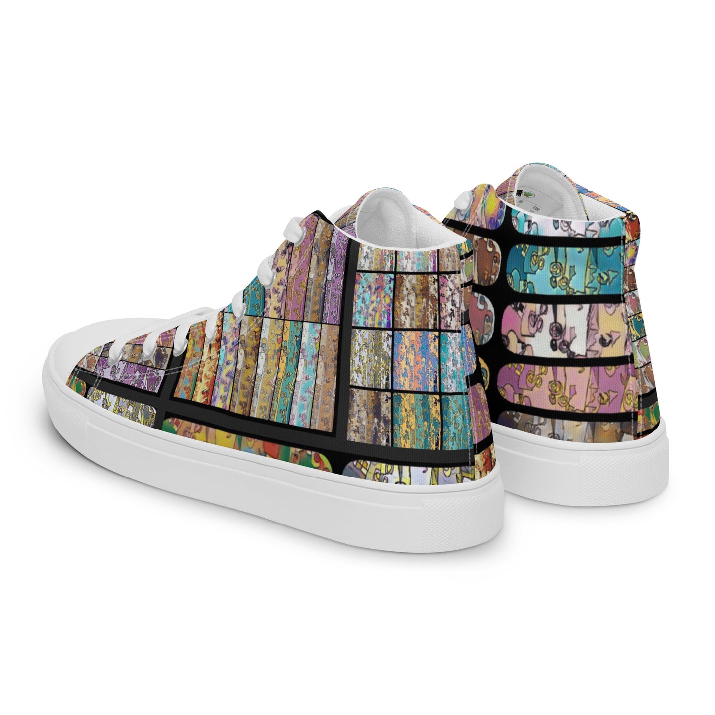 Women’s high top canvas shoes