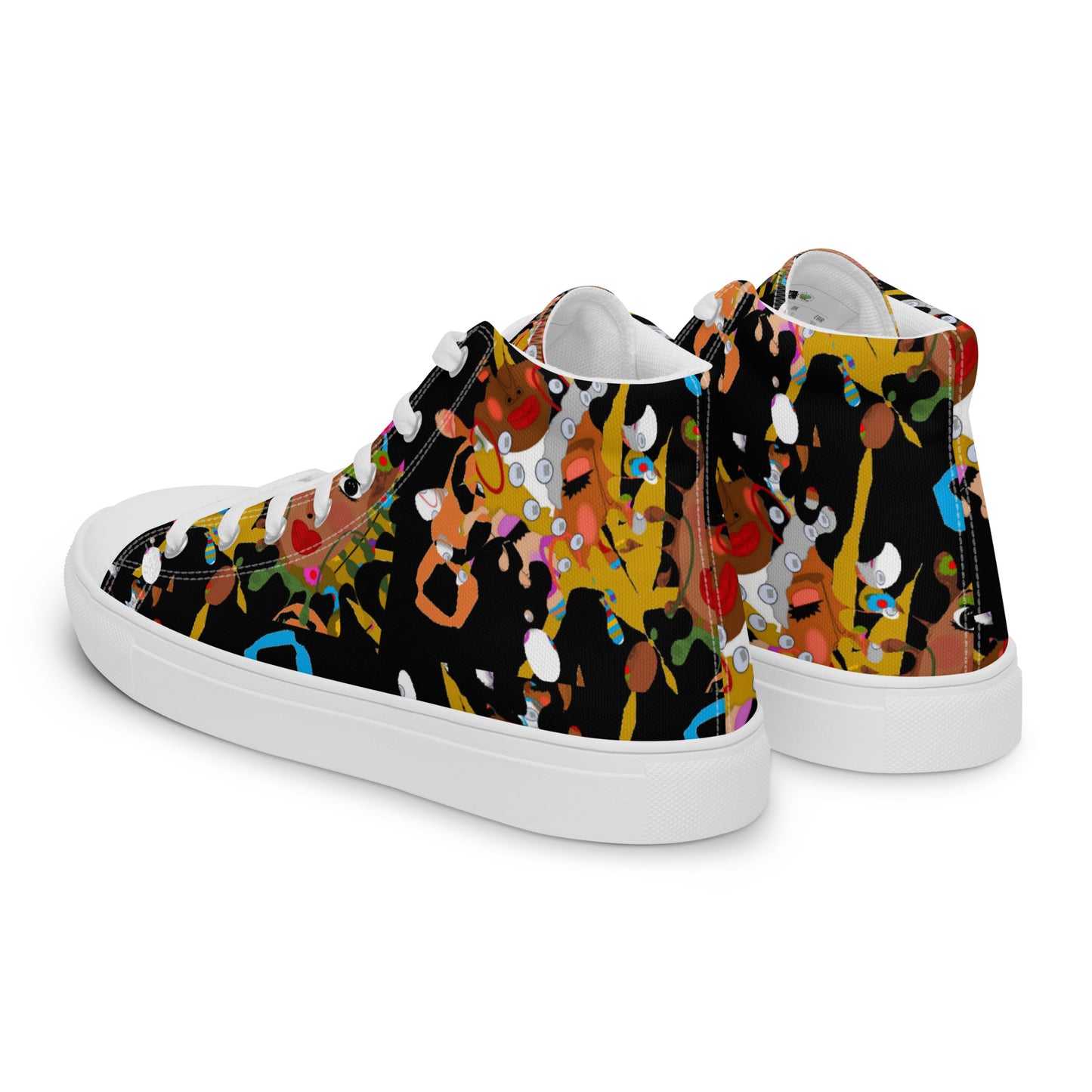 Women’s high top canvas shoes