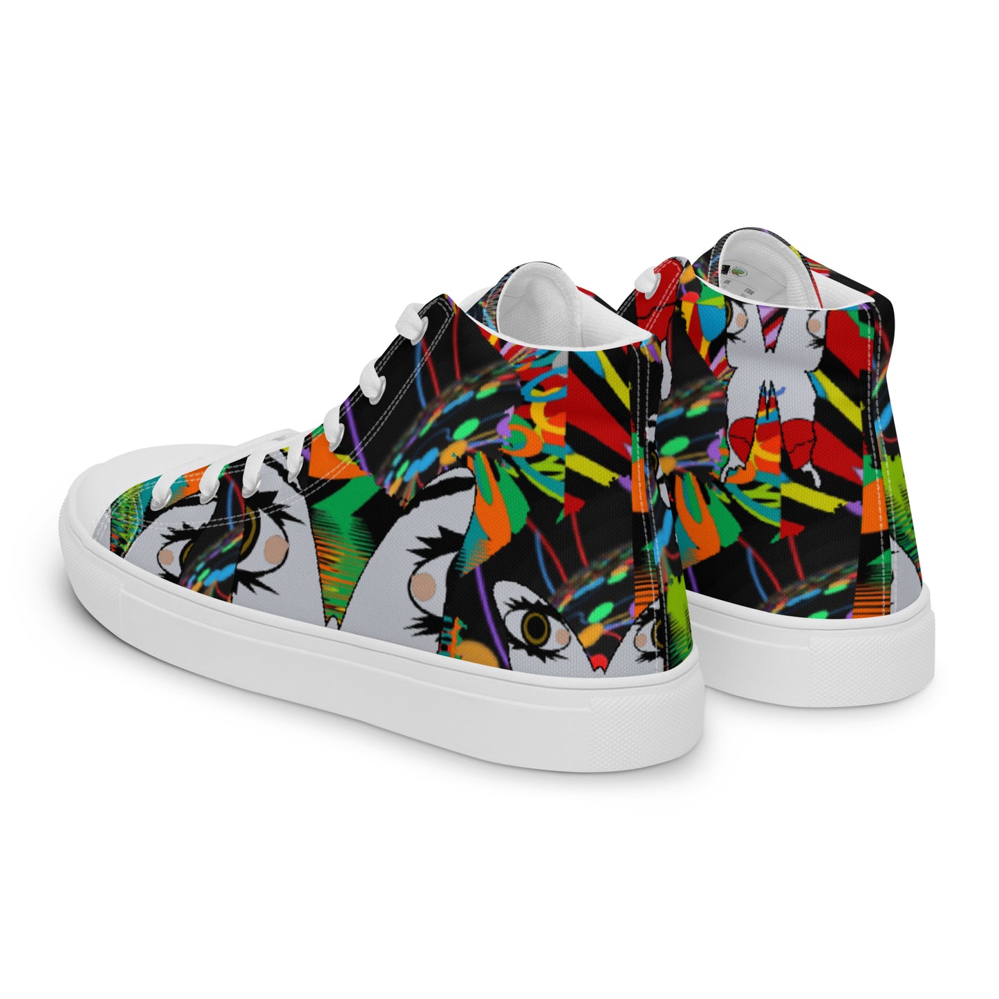 Women’s high top canvas shoes