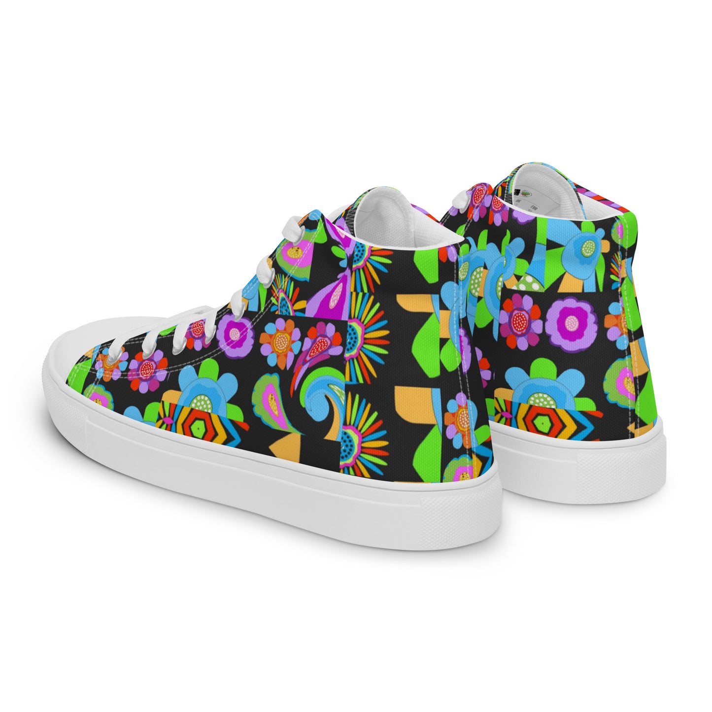 Women’s high top canvas shoes