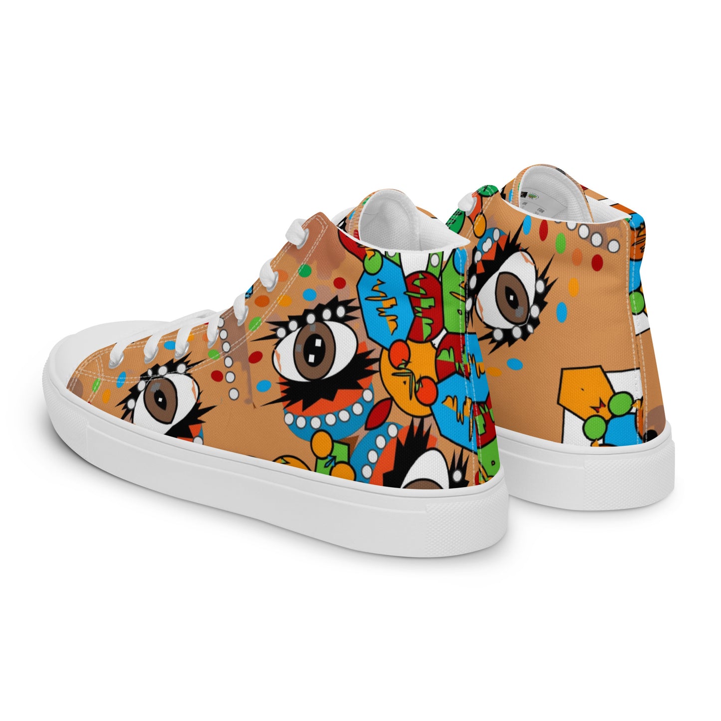 Women’s high top canvas shoes