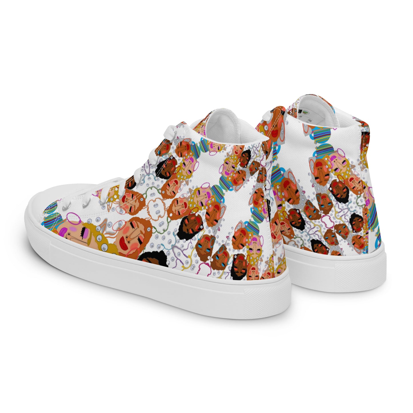 Women’s high top canvas shoes