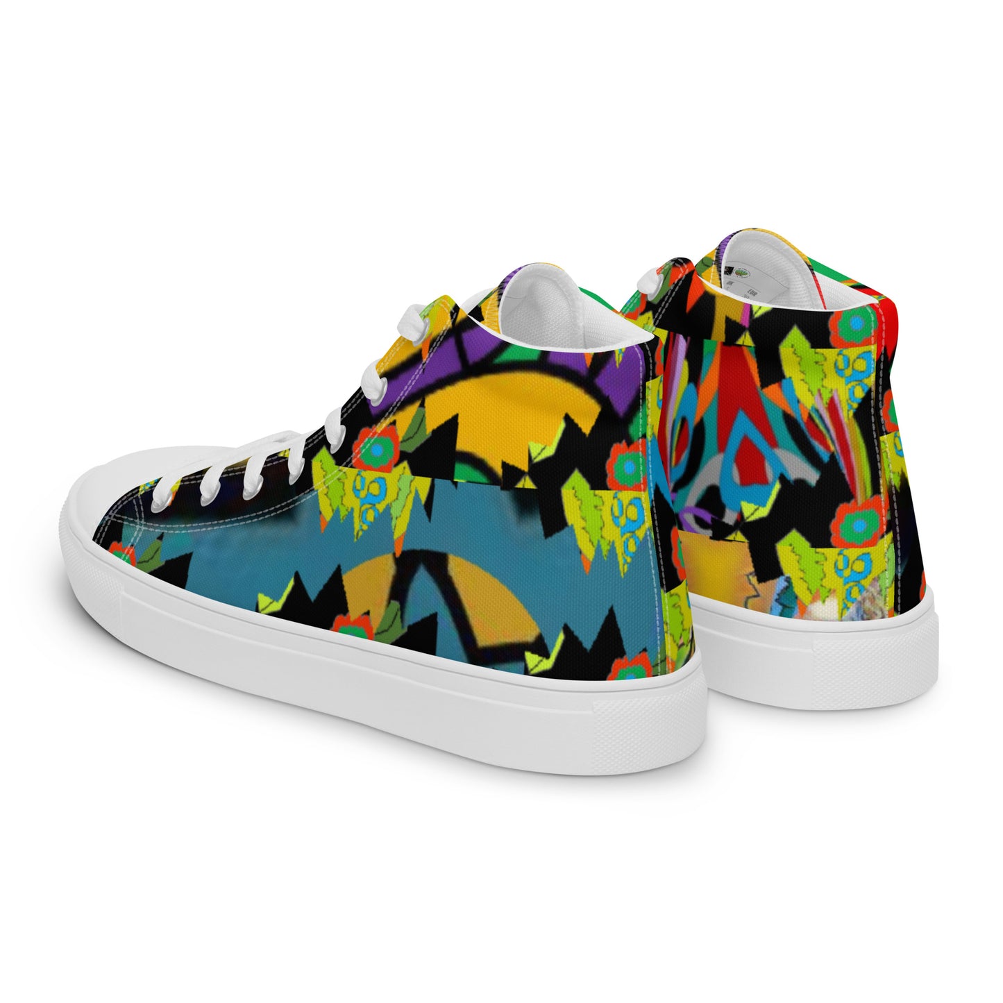 Women’s high top canvas shoes