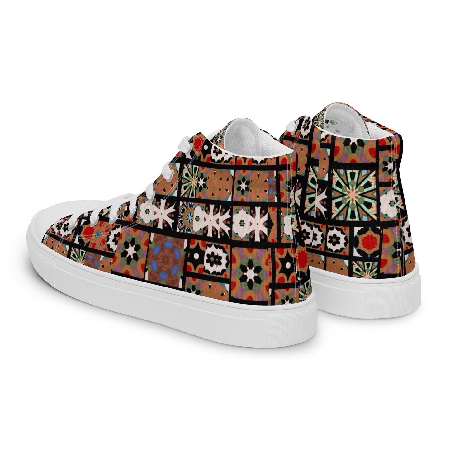 Women’s high top canvas shoes