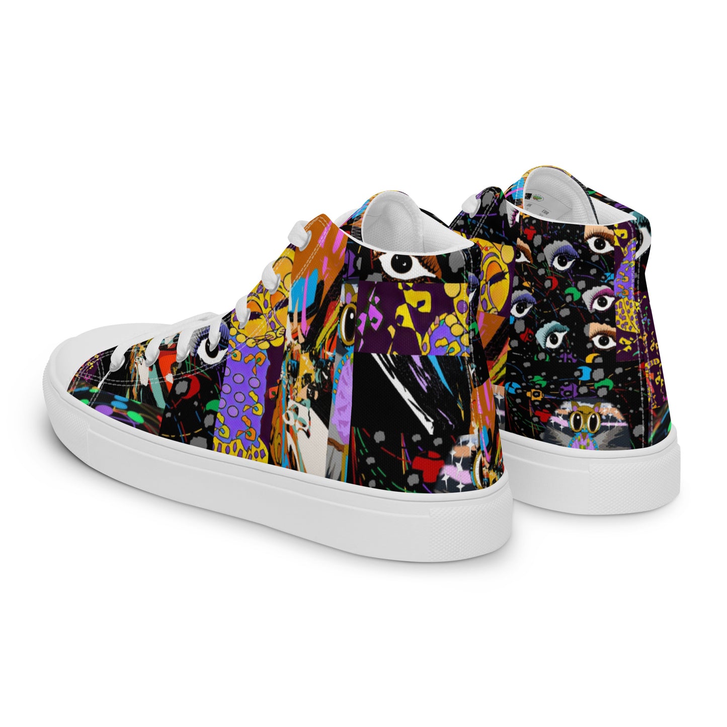 Women’s high top canvas shoes