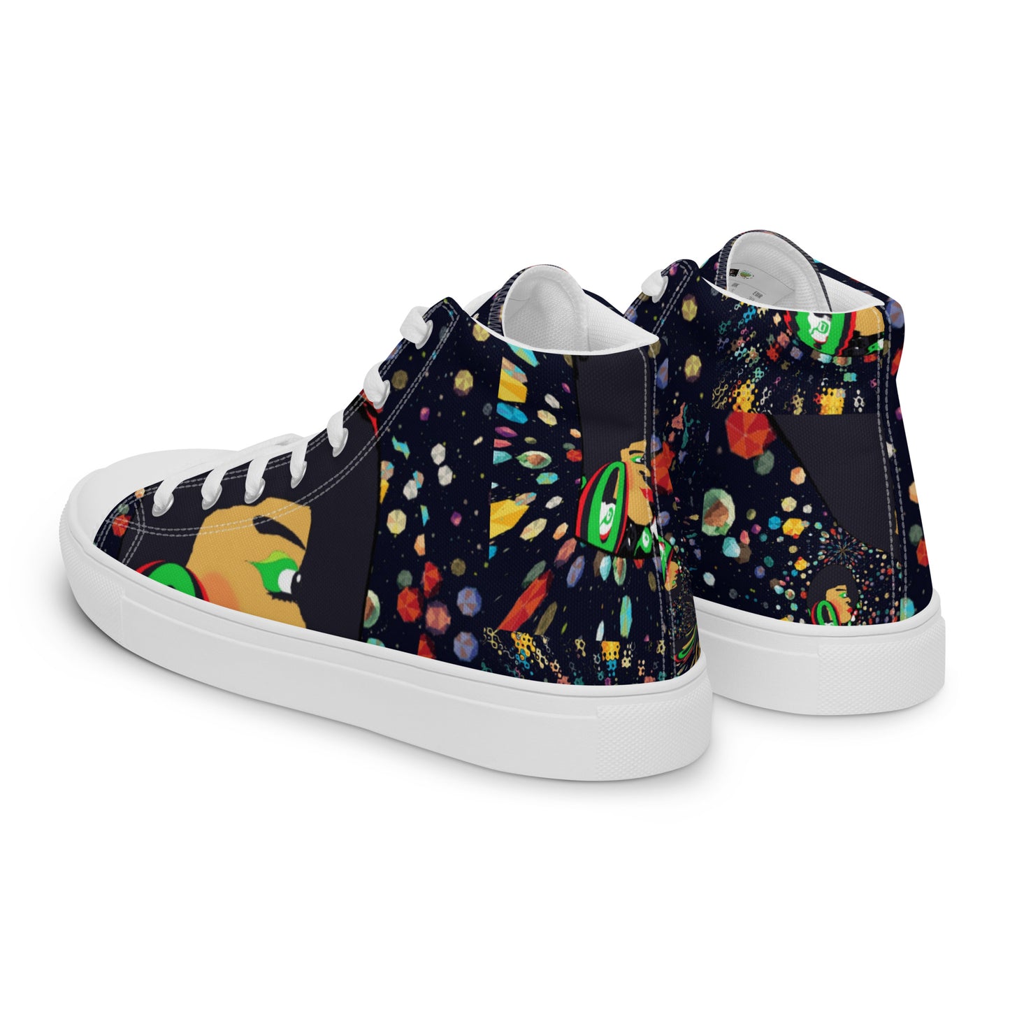 Women’s high top canvas shoes