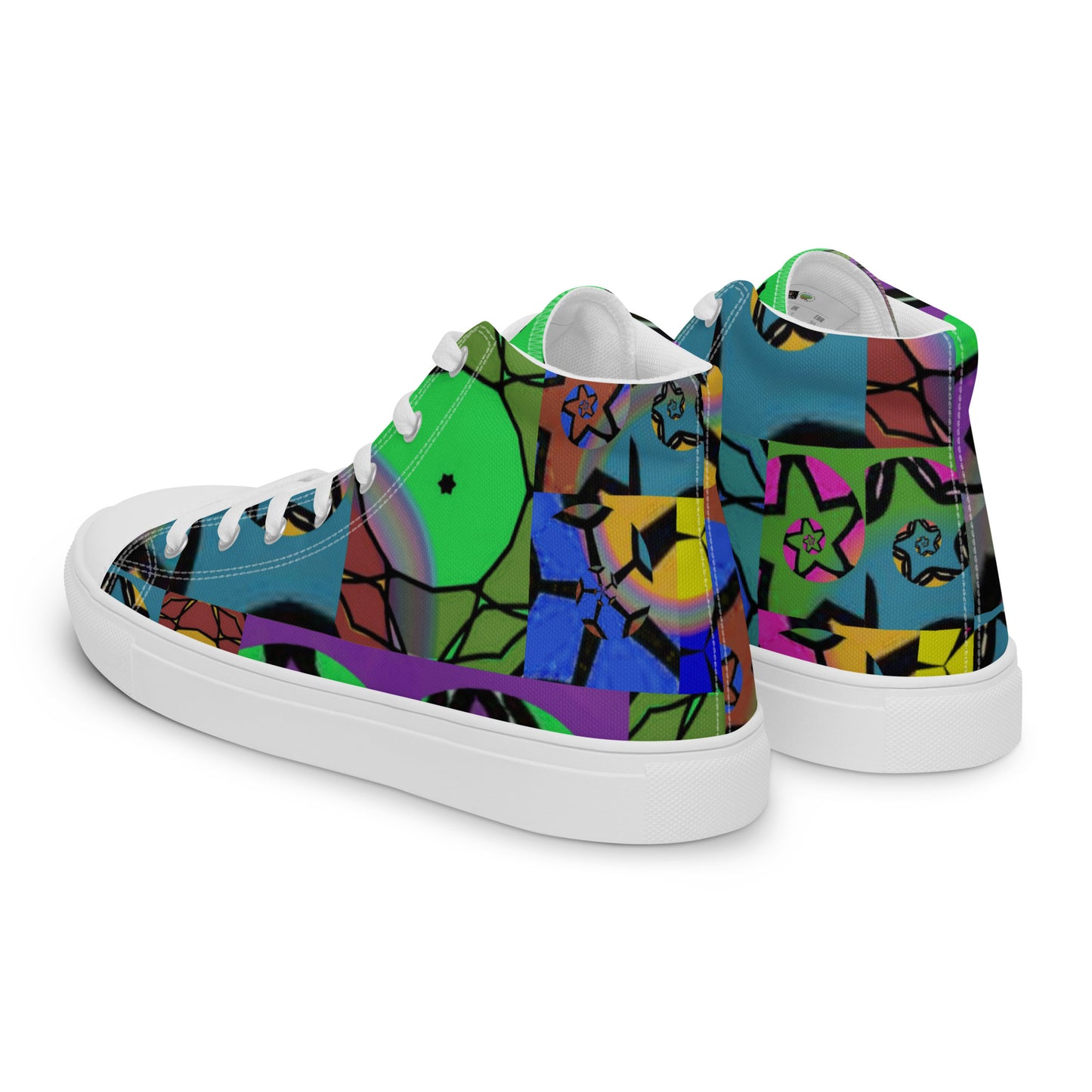 Women’s high top canvas shoes