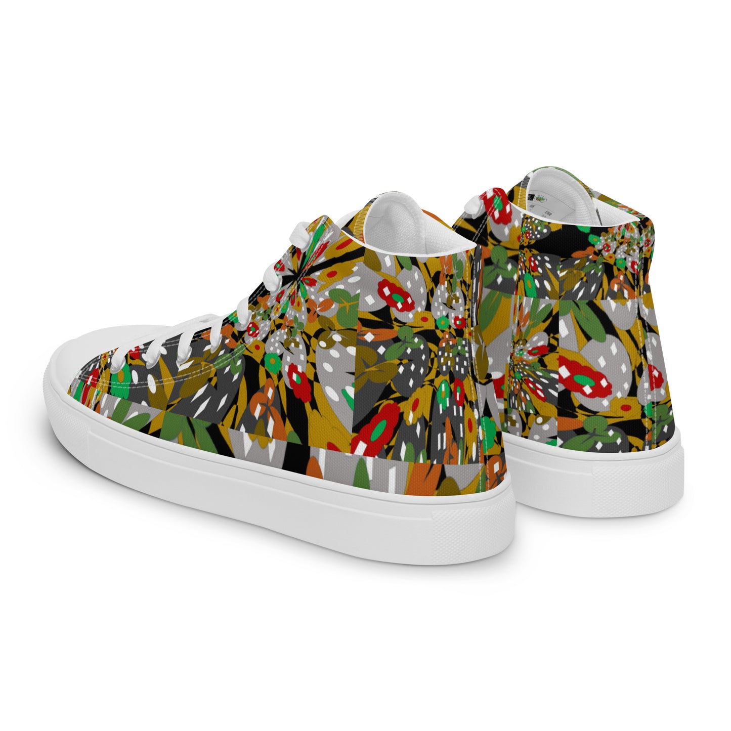 Women’s high top canvas shoes