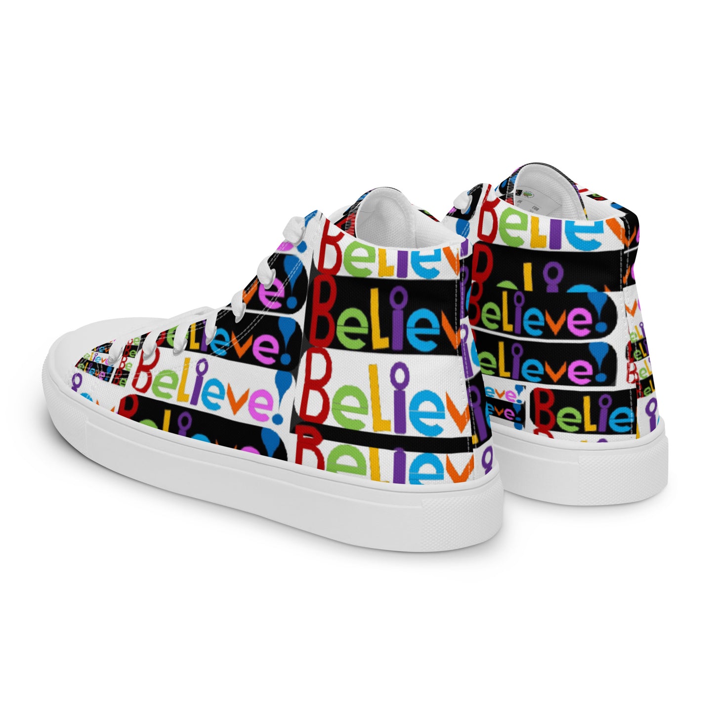 Women’s high top canvas shoes