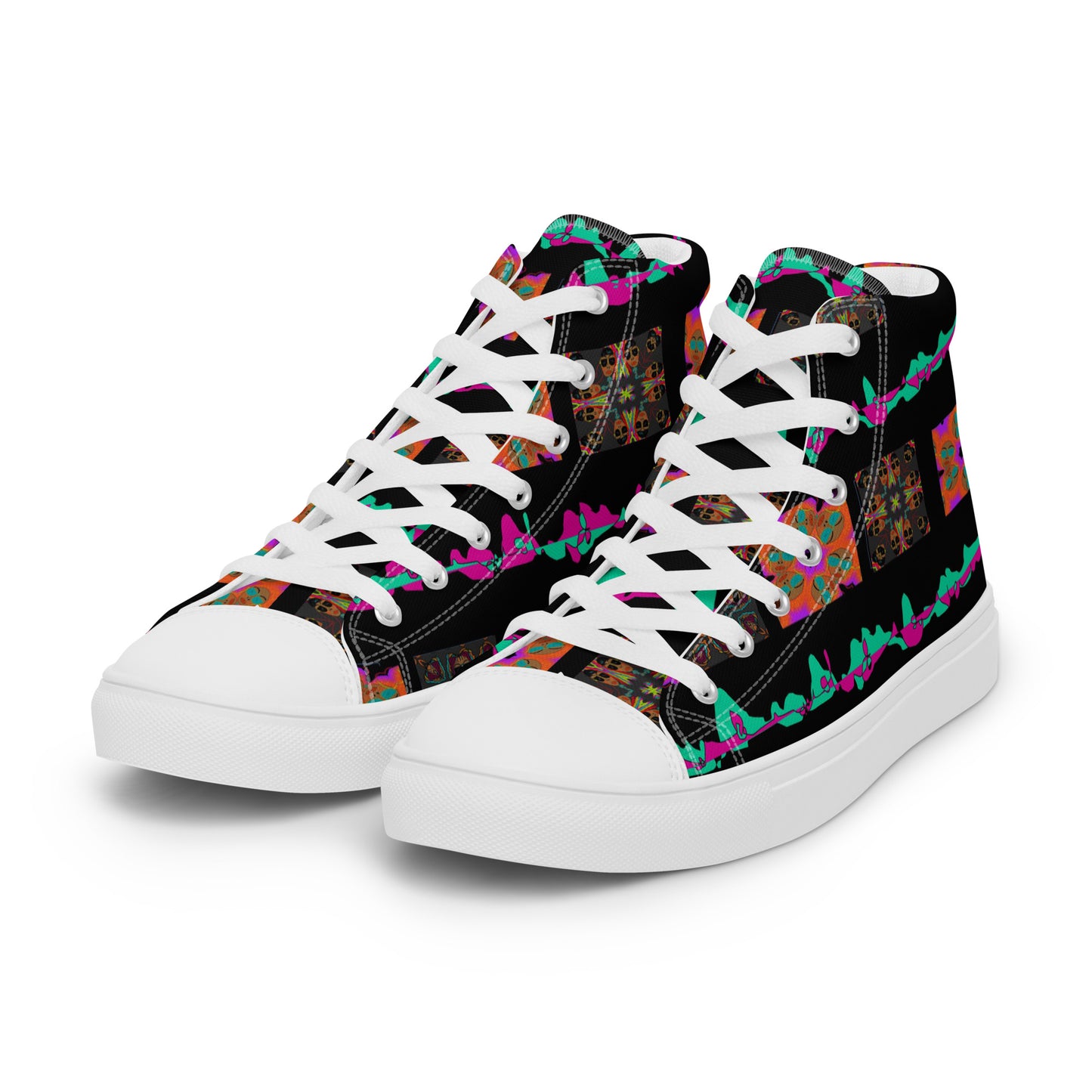 Women’s high top canvas shoes