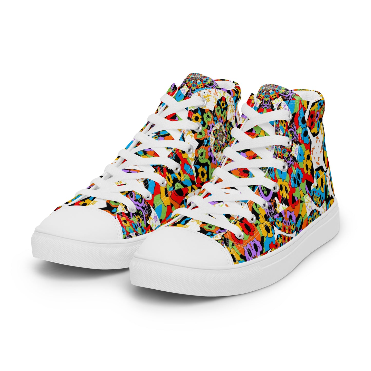 Women’s high top canvas shoes