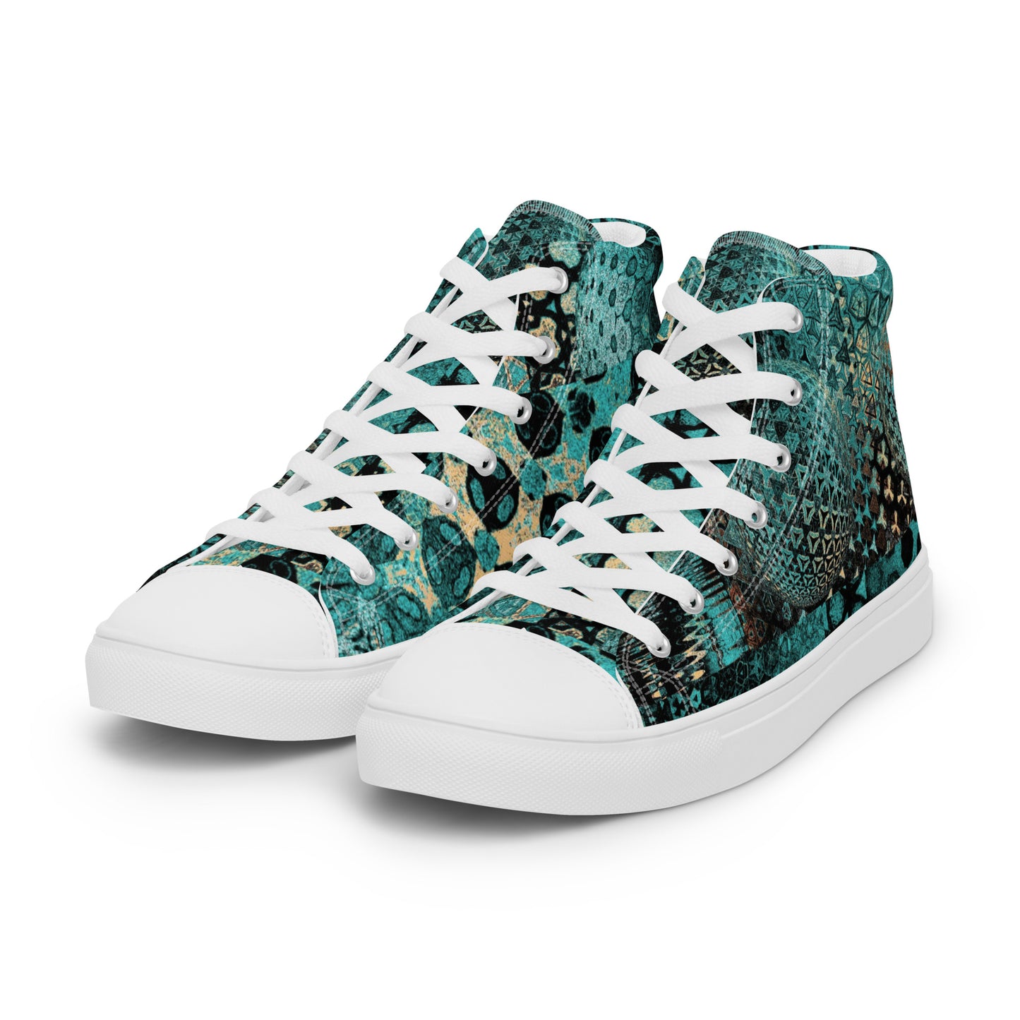 Women’s high top canvas shoes