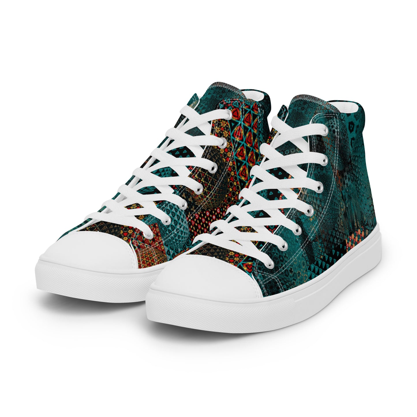 Women’s high top canvas shoes