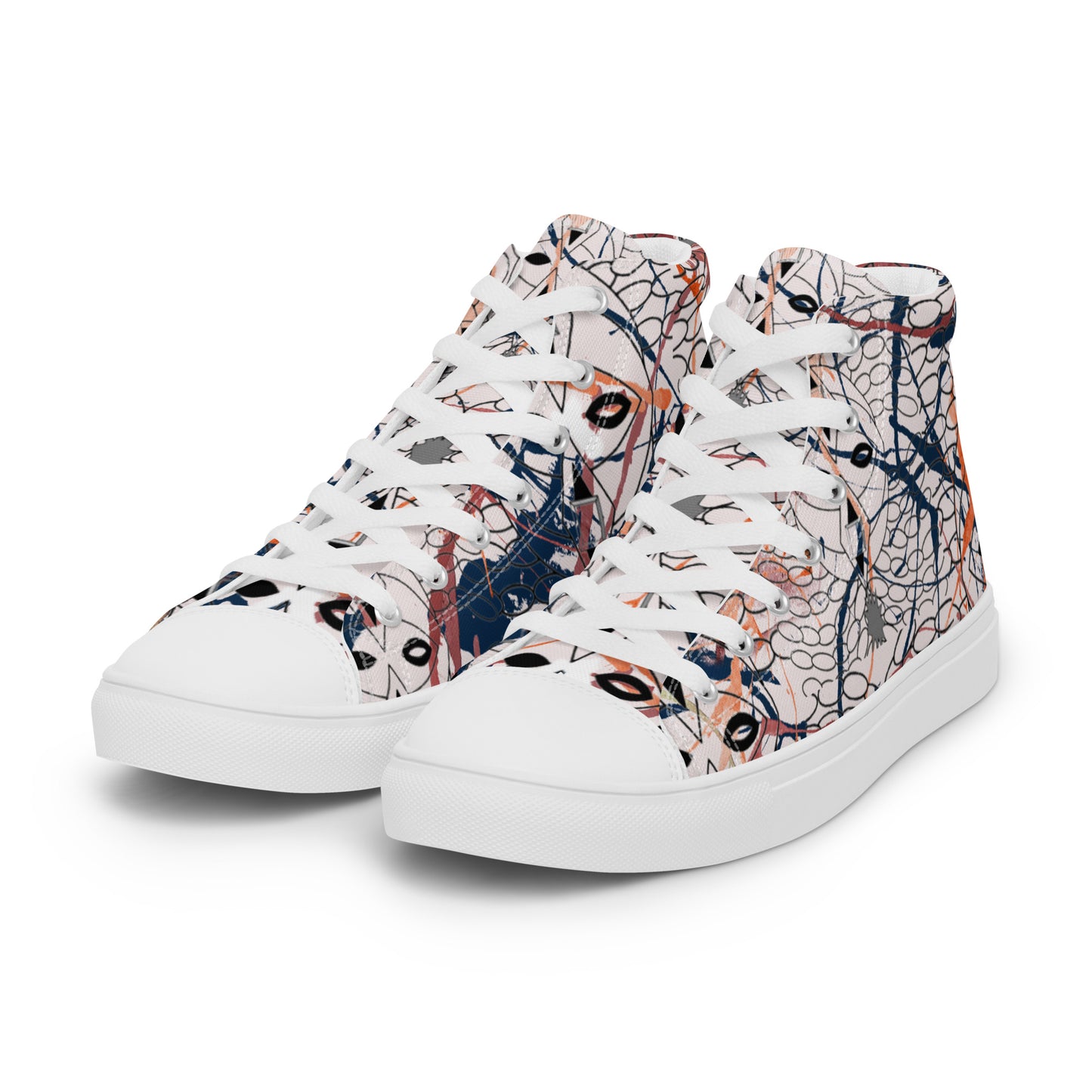 Women’s high top canvas shoes