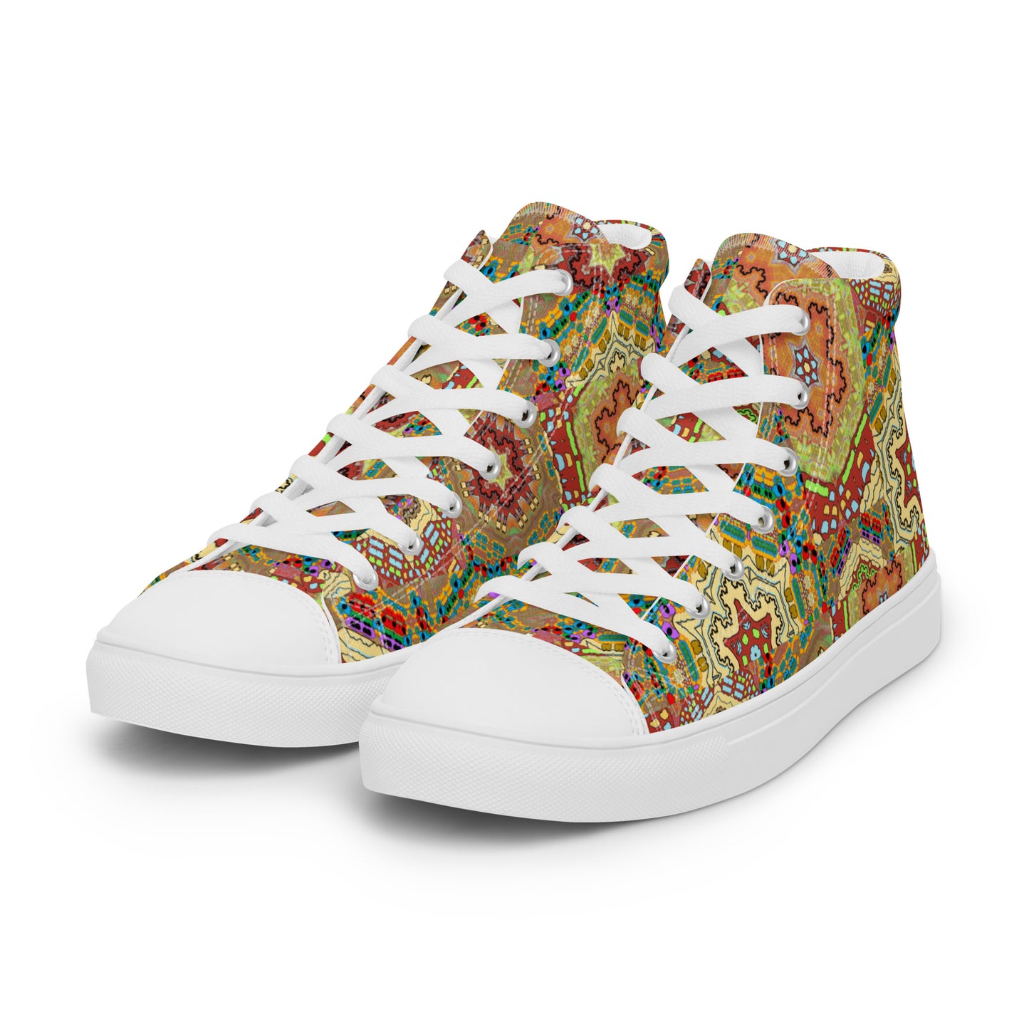 Women’s high top canvas shoes