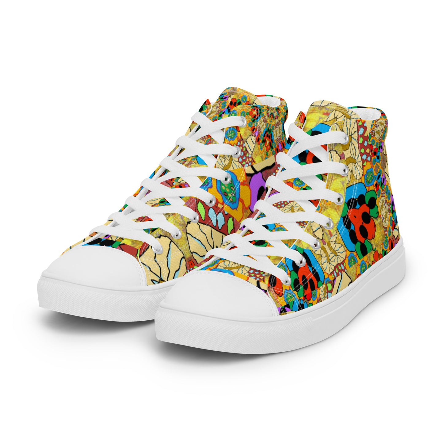 Women’s high top canvas shoes