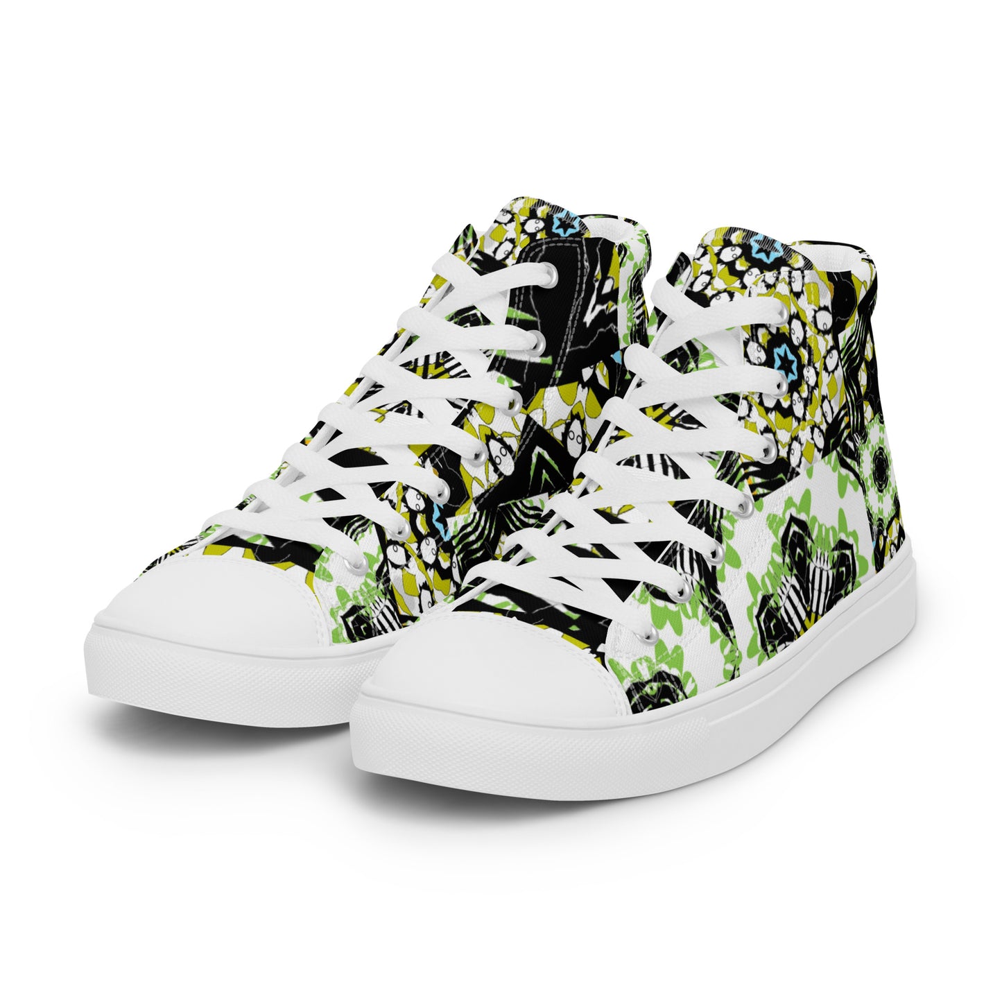 Women’s high top canvas shoes