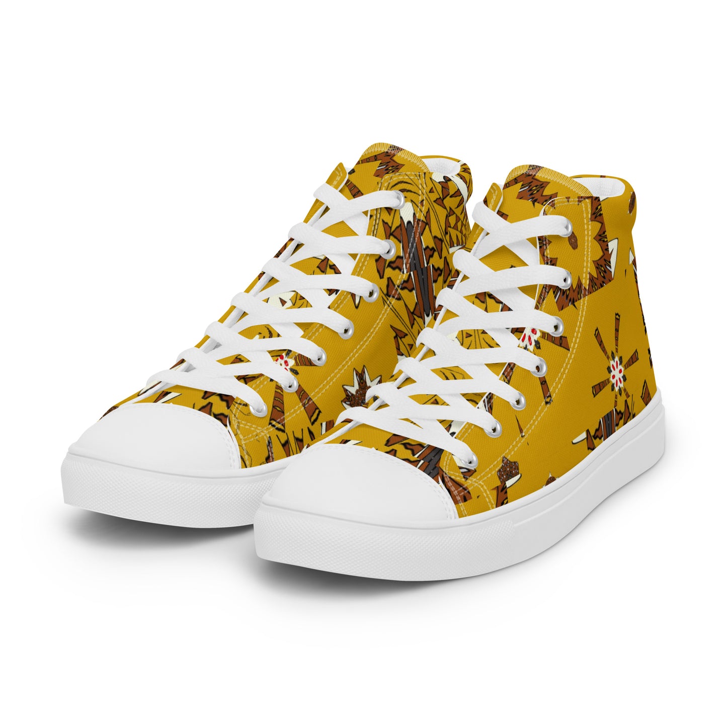 Women’s high top canvas shoes