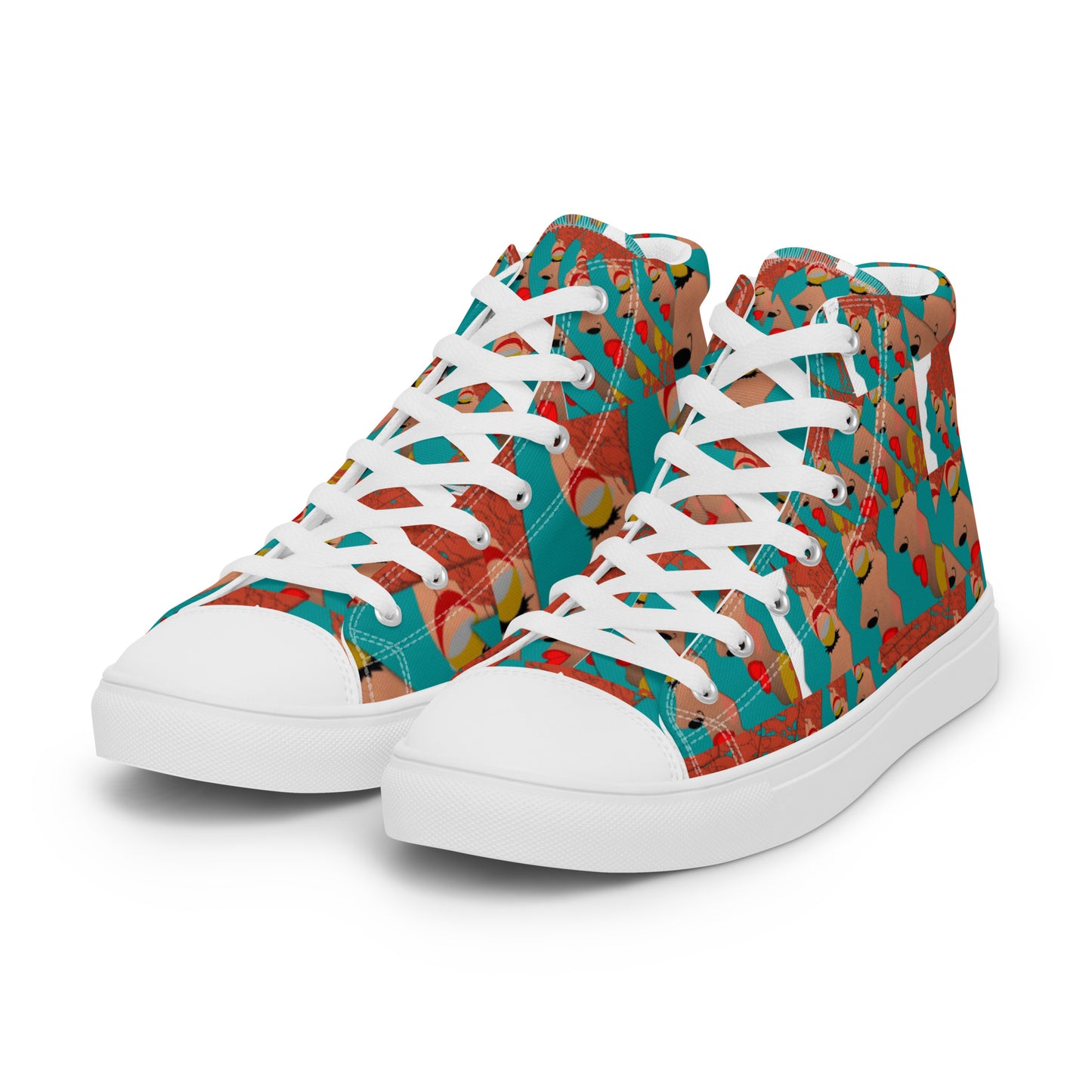 Women’s high top canvas shoes