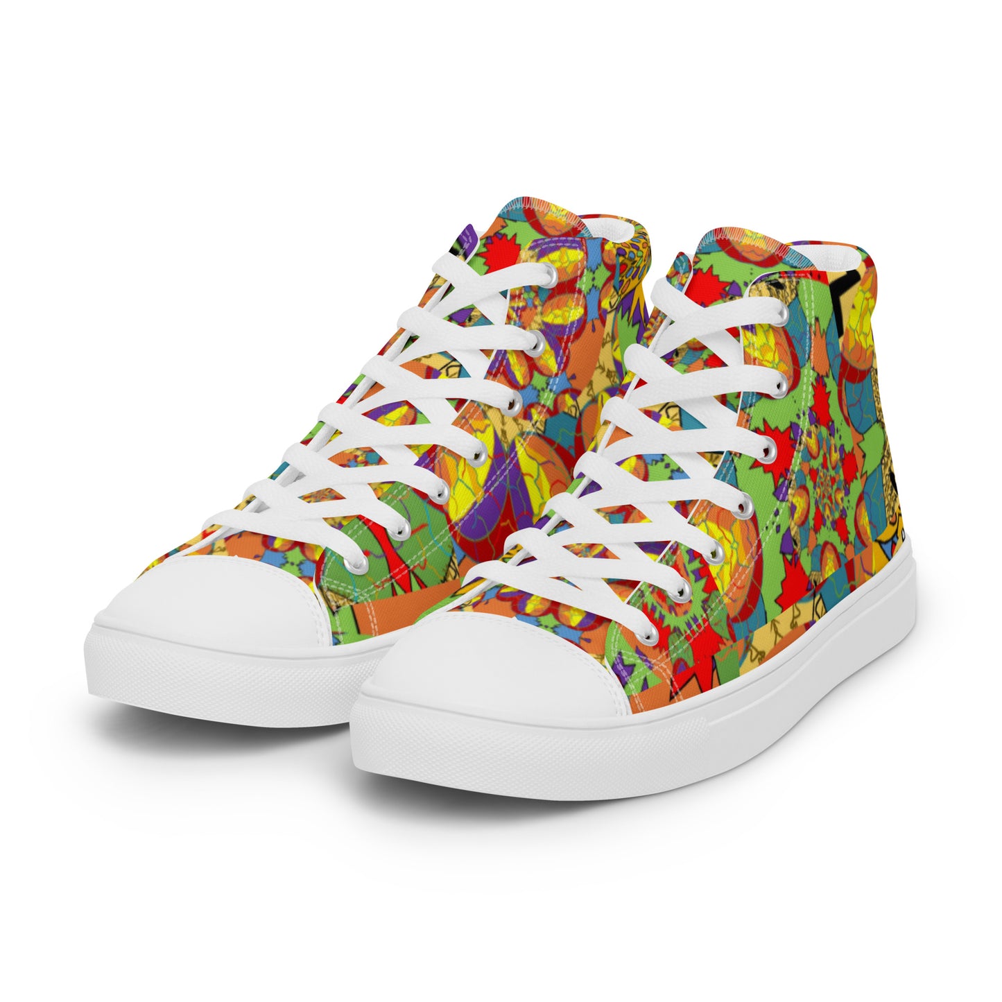 Women’s high top canvas shoes