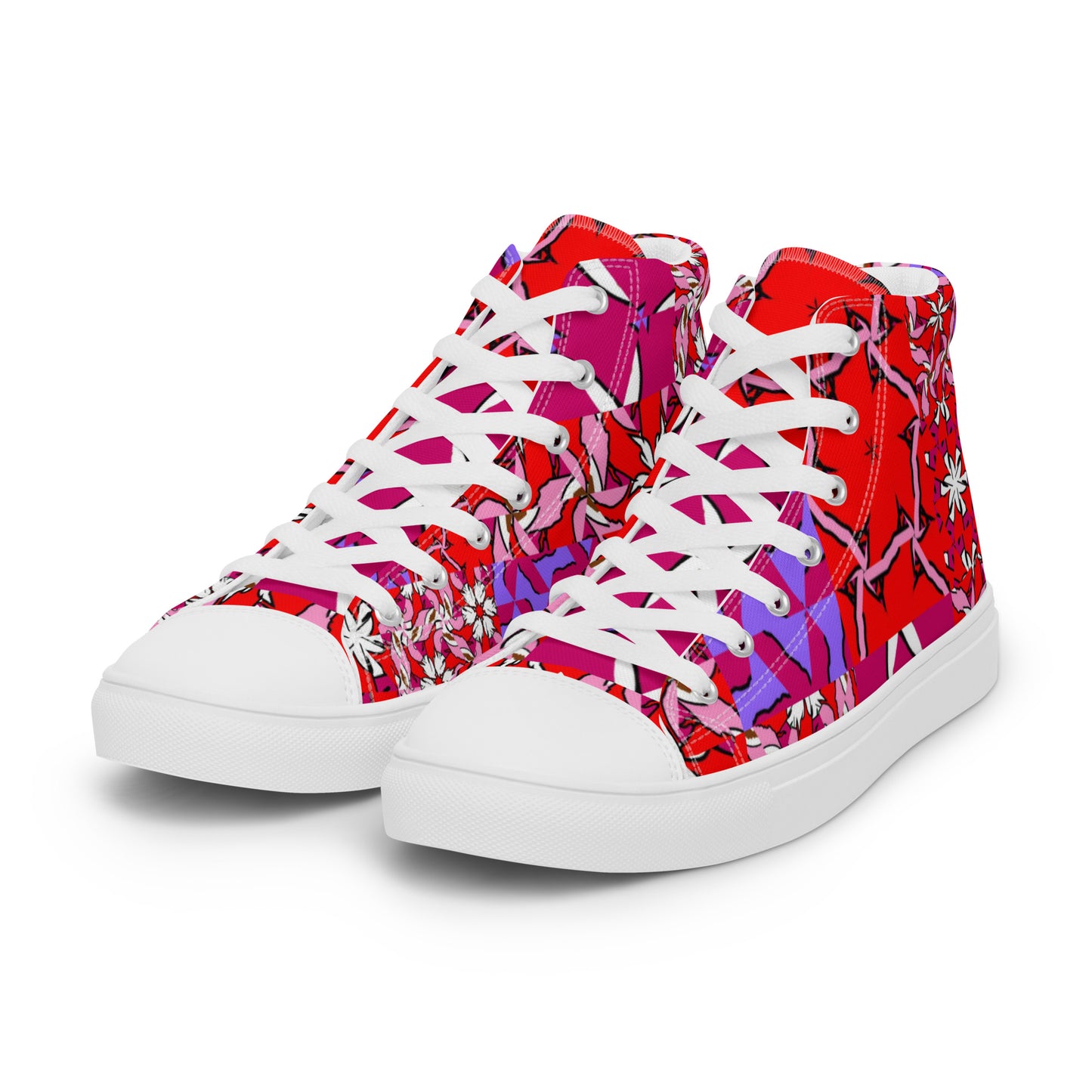 Women’s high top canvas shoes