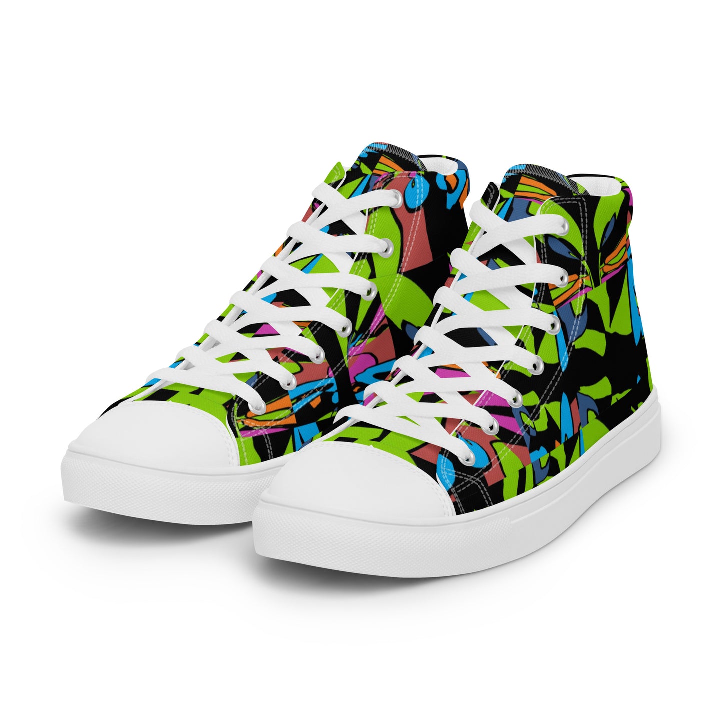 Women’s high top canvas shoes