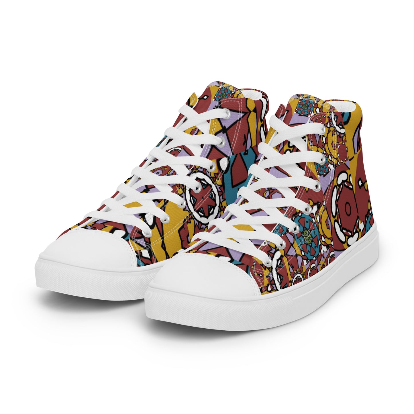 Women’s high top canvas shoes