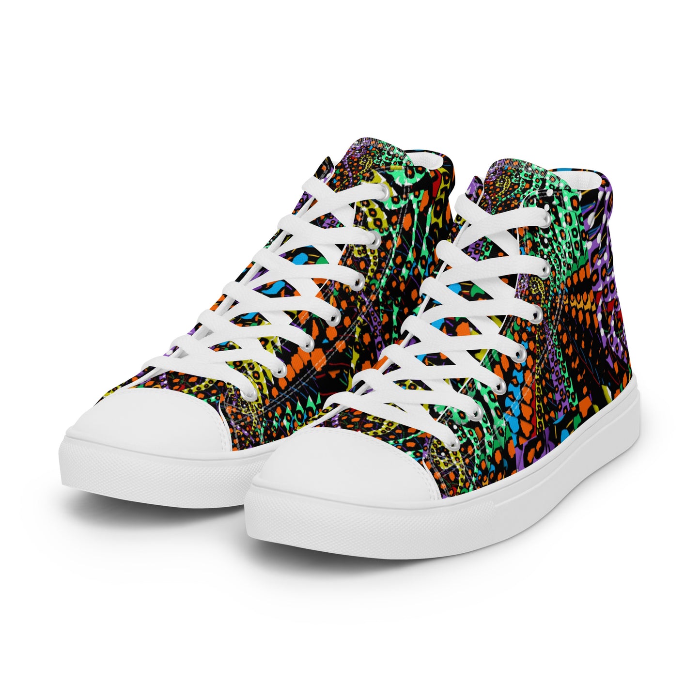 Women’s high top canvas shoes