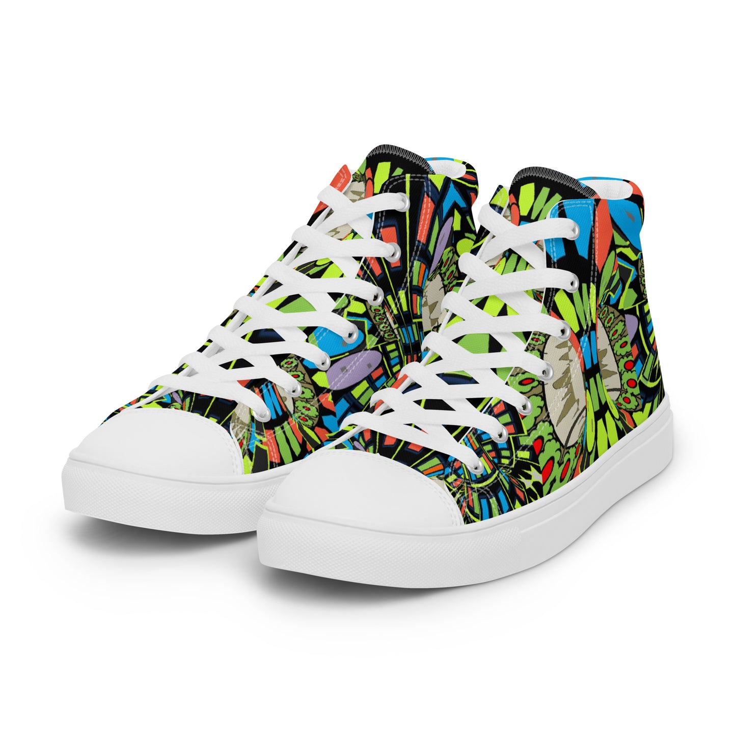 Women’s high top canvas shoes