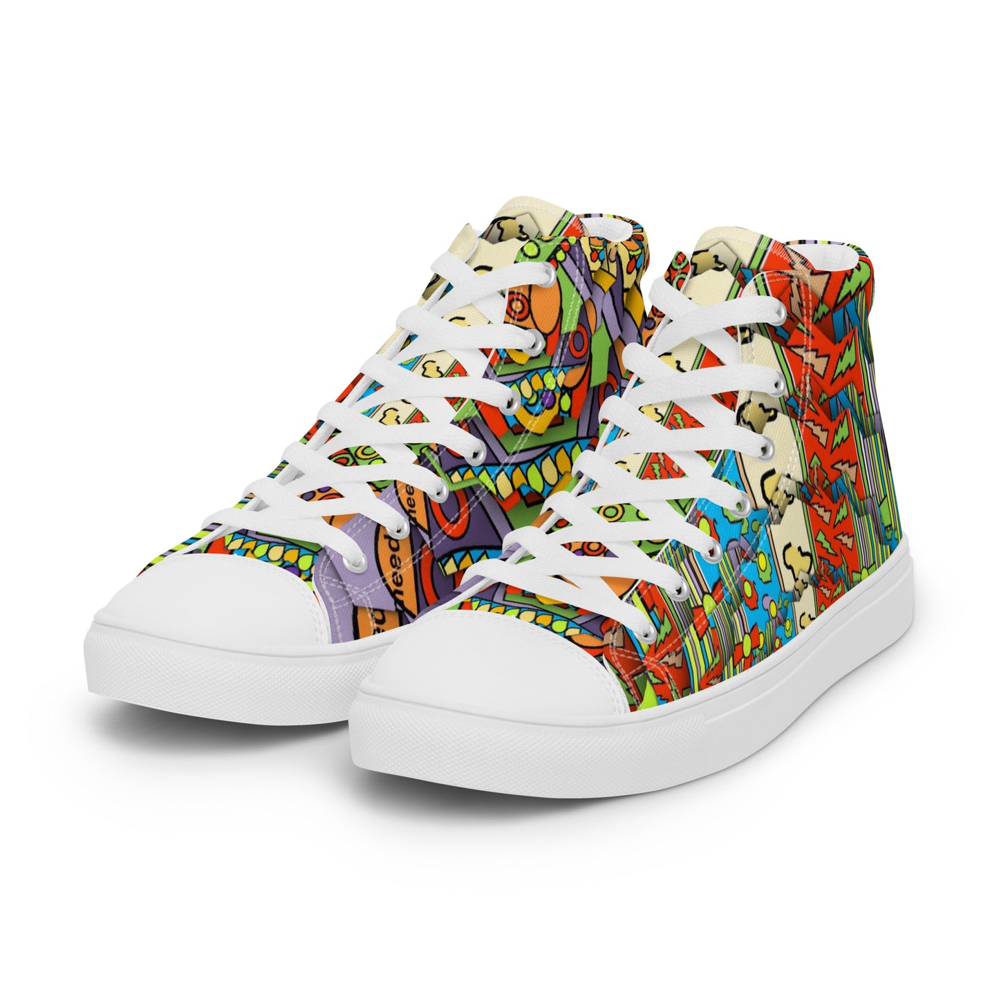 Women’s high top canvas shoes