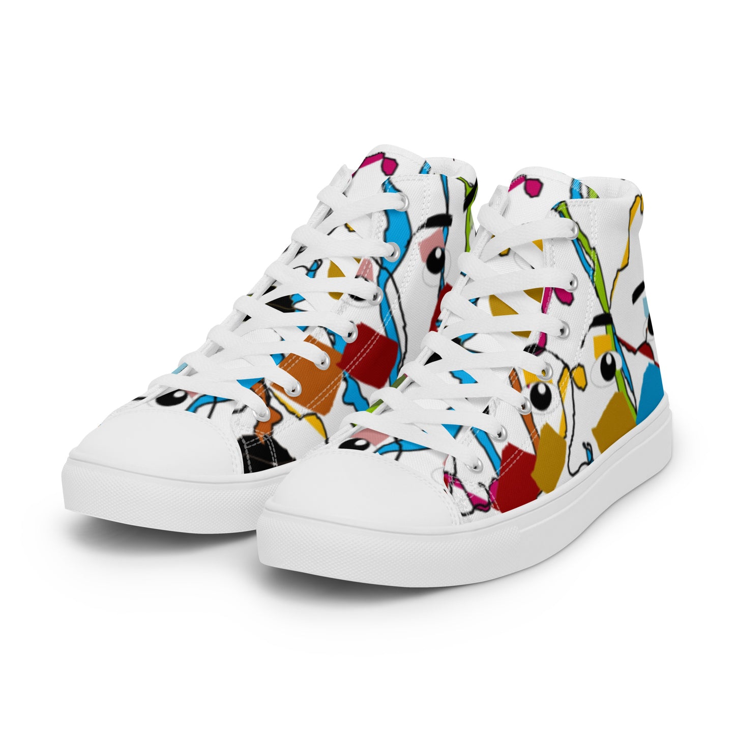 Women’s high top canvas shoes