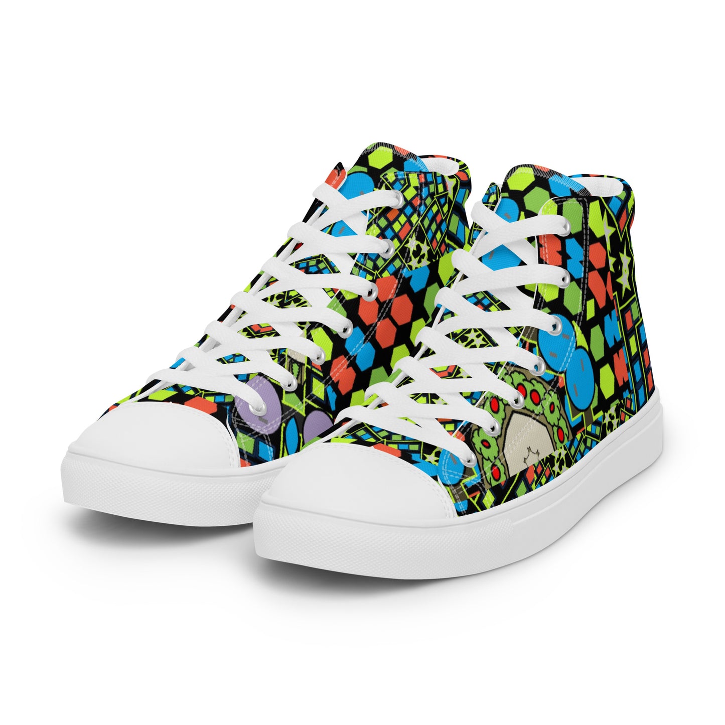 Women’s high top canvas shoes