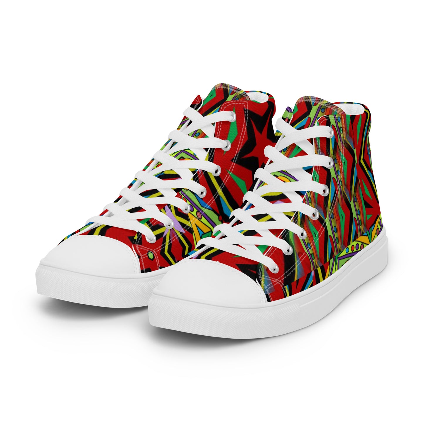 Women’s high top canvas shoes