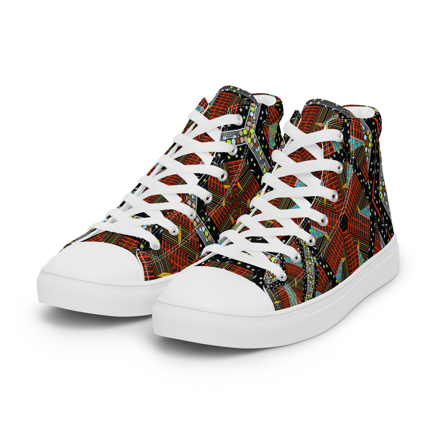 Women’s high top canvas shoes