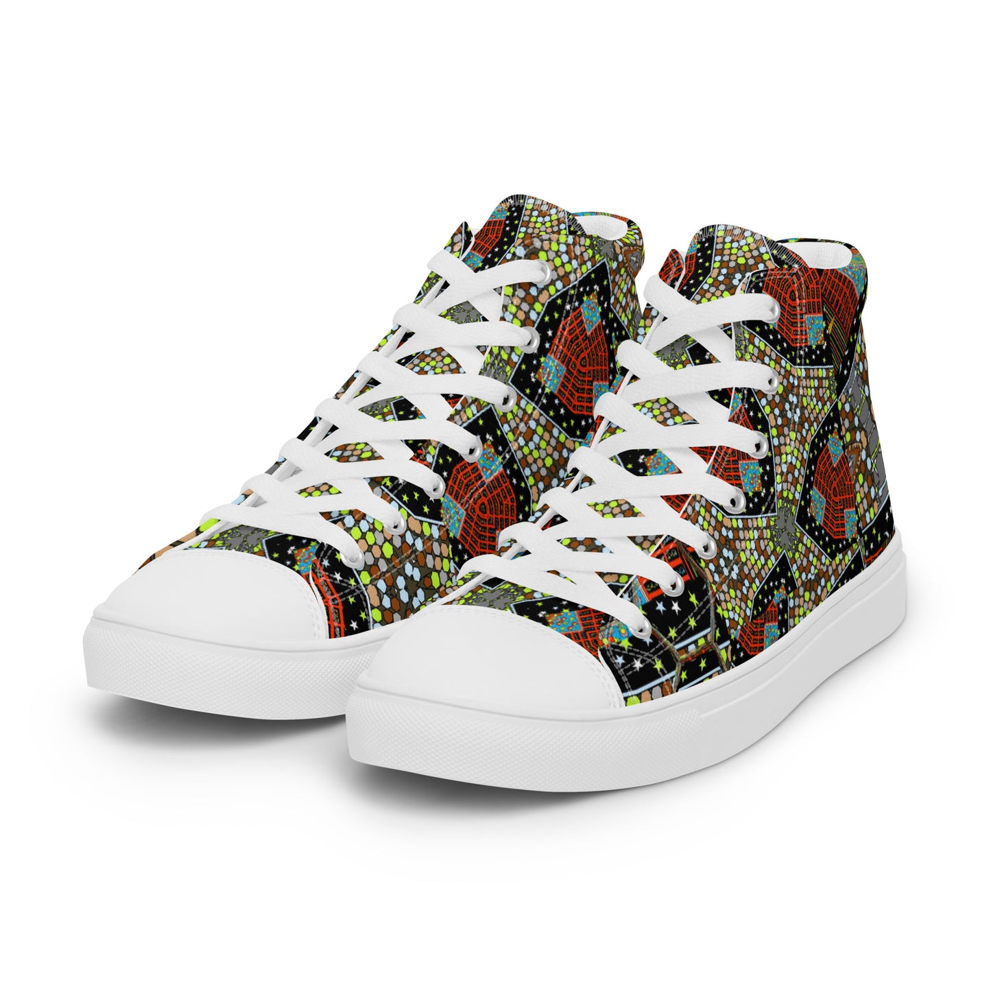 Women’s high top canvas shoes