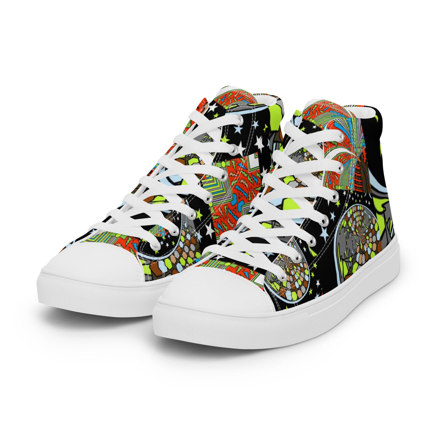 Women’s high top canvas shoes