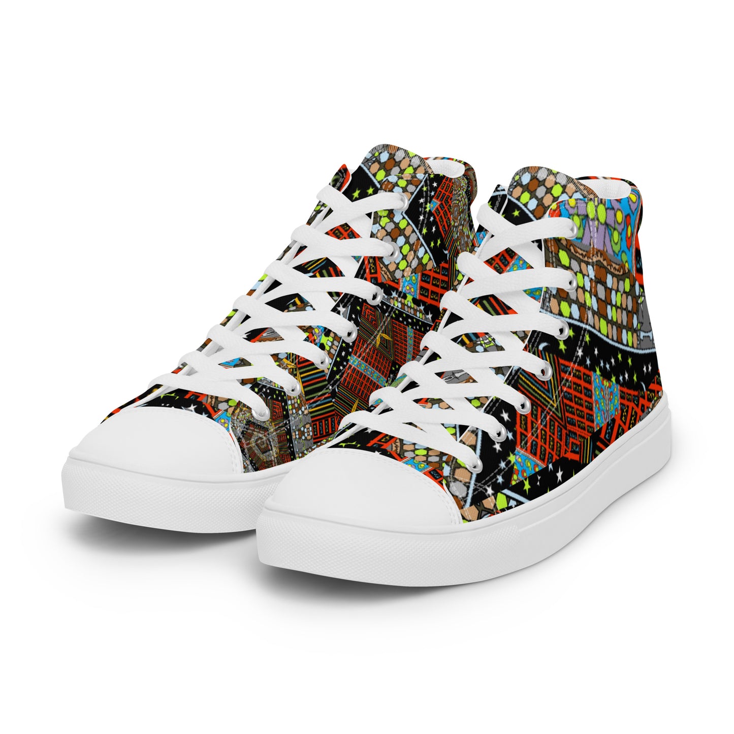 Women’s high top canvas shoes