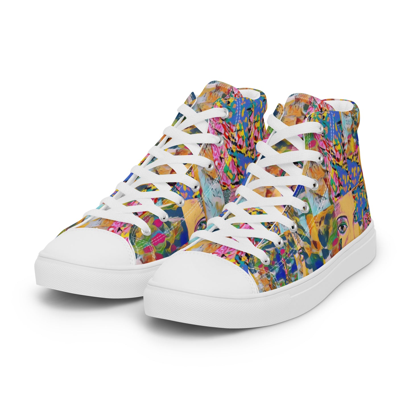 Women’s high top canvas shoes