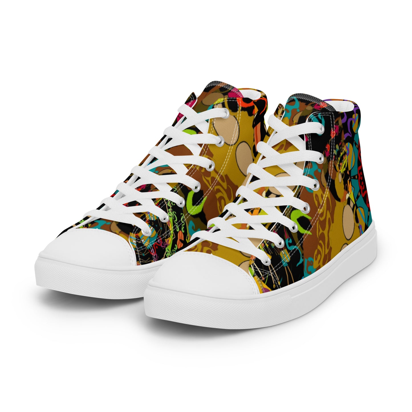 Women’s high top canvas shoes