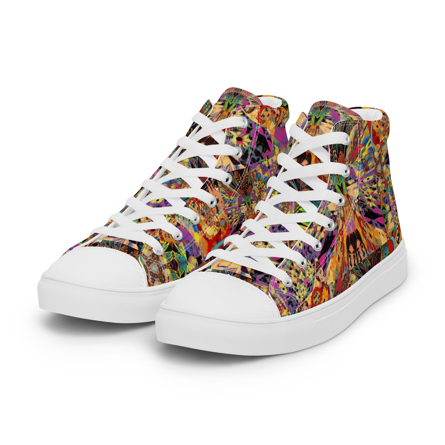 Women’s high top canvas shoes