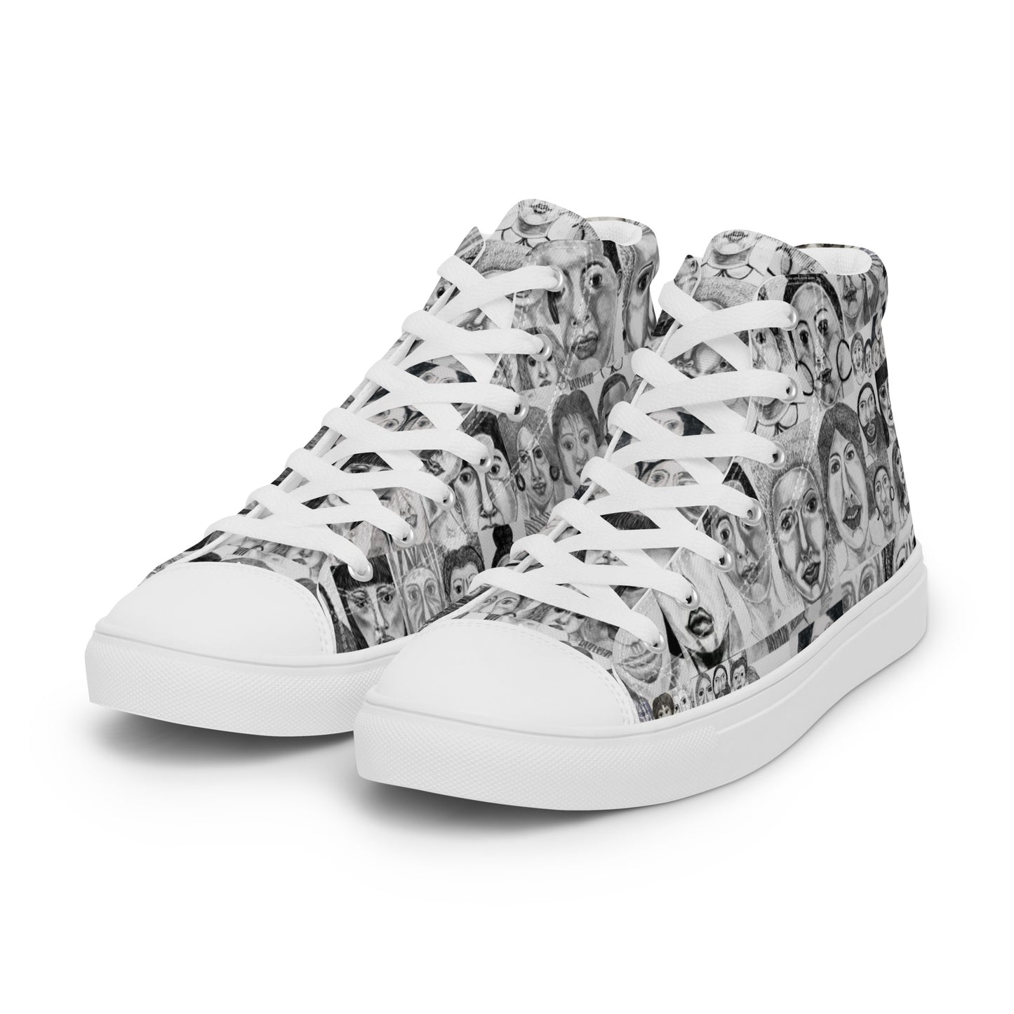 Women’s high top canvas shoes