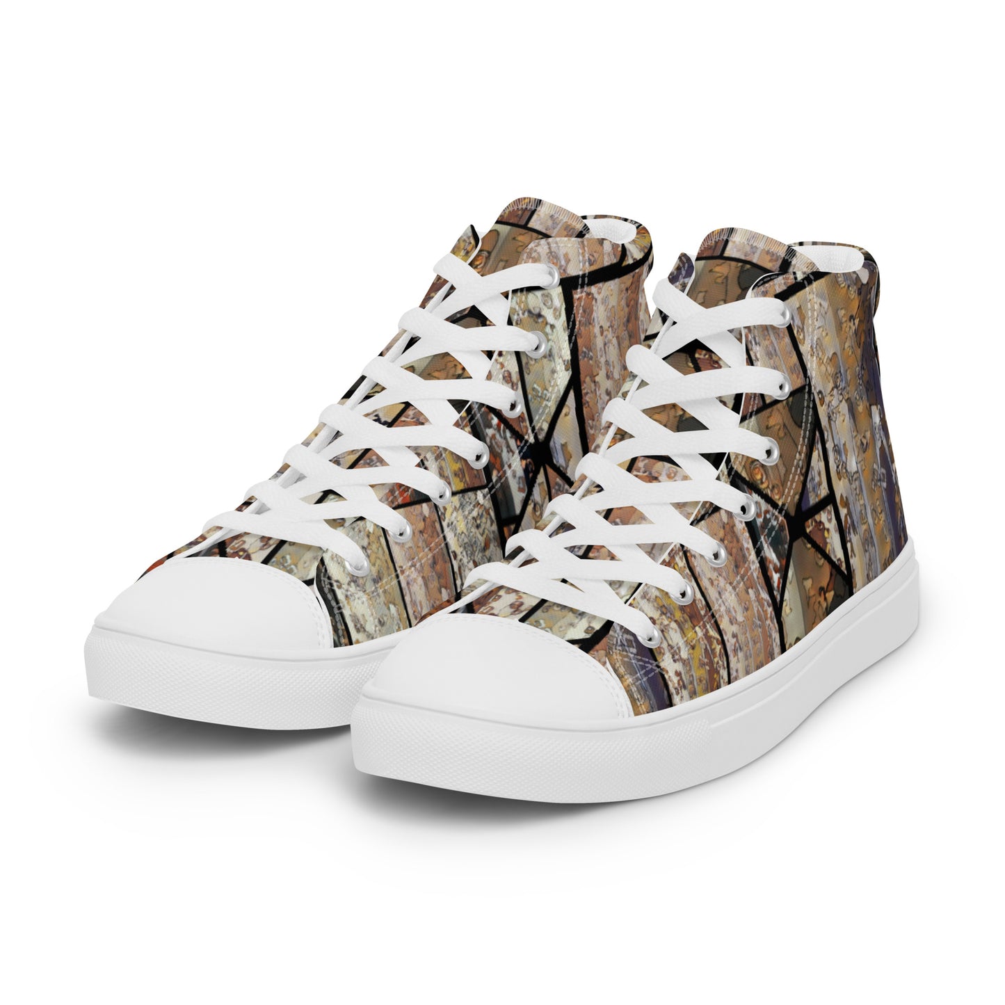 Women’s high top canvas shoes